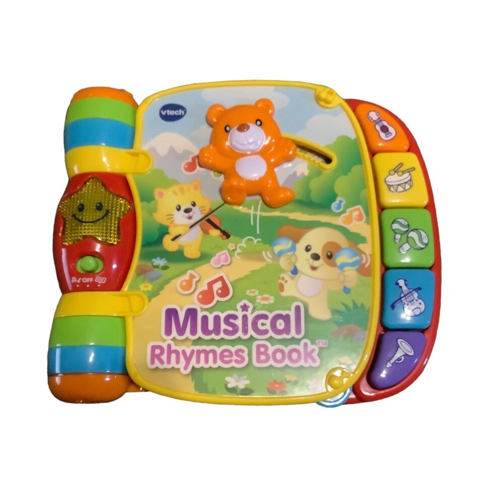 VTech Musical Nursery Rhymes Book Baby Educational Learning Toy Nursery Songs
